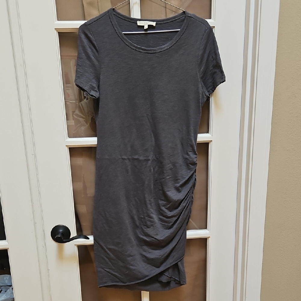 Wasabi + Mint EGray Ruched Dress